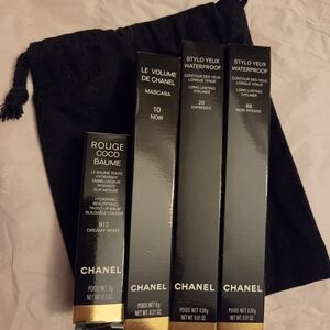 Chanel Makeup Set - Black and Cream